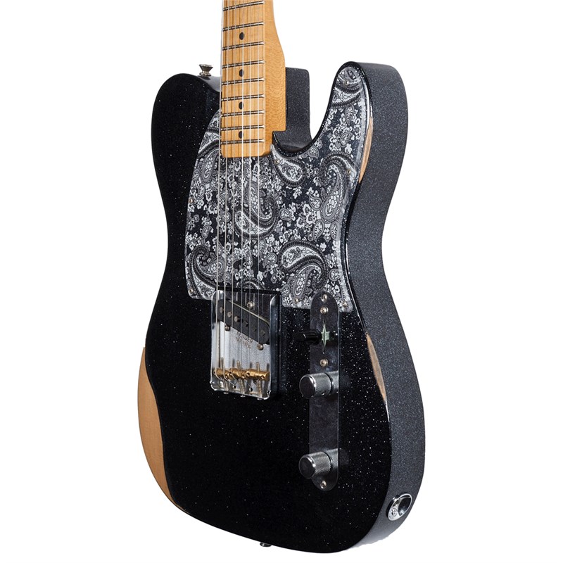 FenderBradPaisleyEsquireBlackSparkle-4