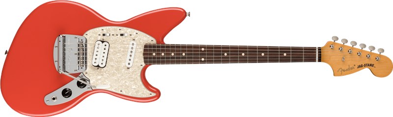 Fender Kurt Cobain Jag-Stang, Fiesta Red, Front