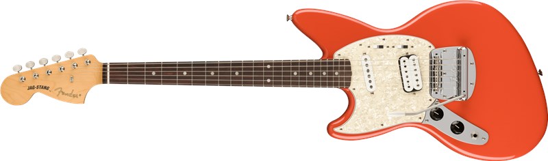 Fender Kurt Cobain Jag-Stang Fiesta Red LH, Front