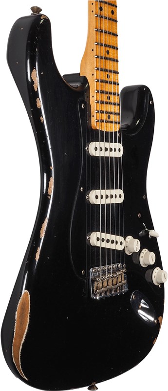 Fender Custom Shop 57 Strat, Black - Body Left