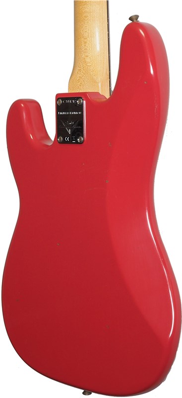 FenderCShop60PBassJmanRelicFRed9