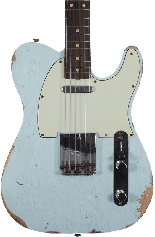 Fender CShop 60 Telecaster Relic Sonic Blue1