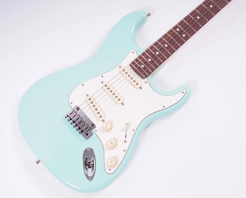 FenderCShopJeffBeckSigStratSurfGreen-FrontHalf