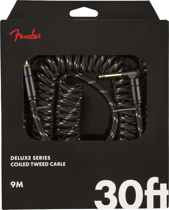 Fender Deluxe Coil Cable Black Tweed