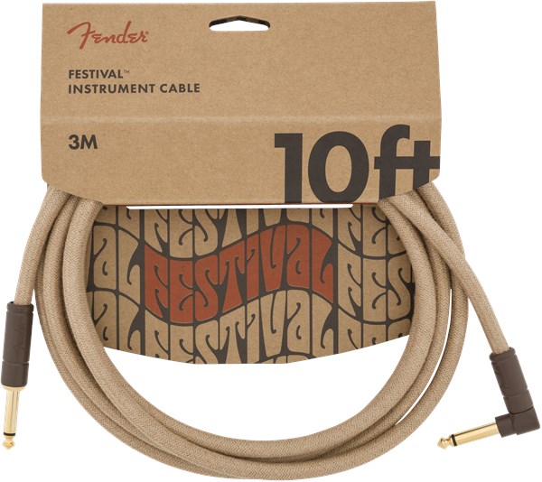 Fender Festival Instrument Cable Pure Hemp Natural