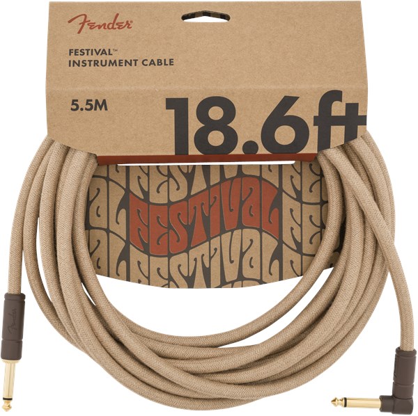 Fender Festival 5.7M/18.6FT Pure Hemp Natural