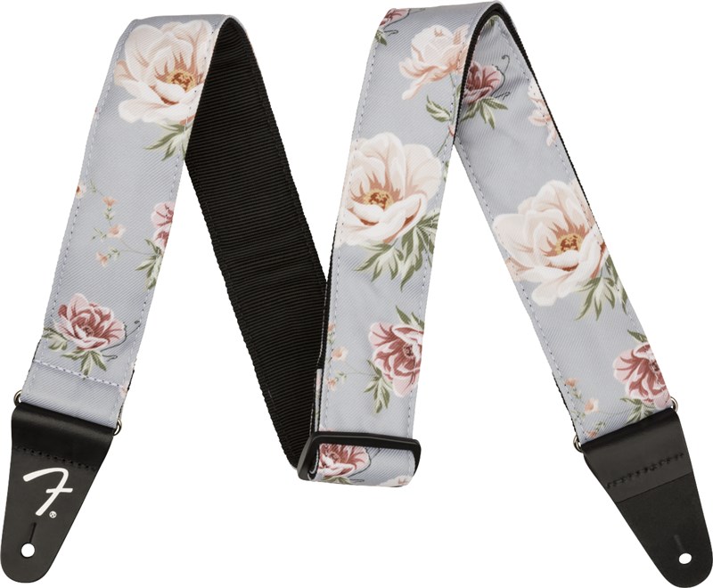 Fender Floral Strap, Gray