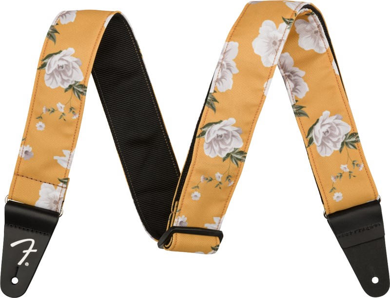 Fender Floral Strap, Marigold