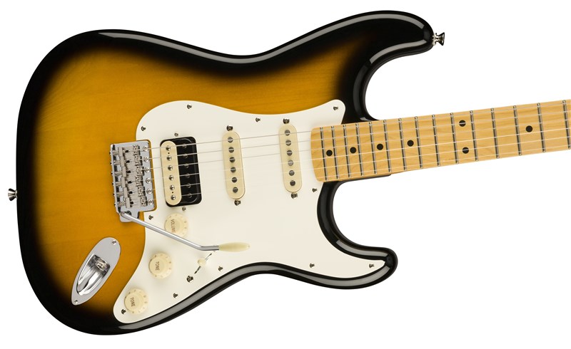 Fender JV Modified Stratocaster Sunburst Side