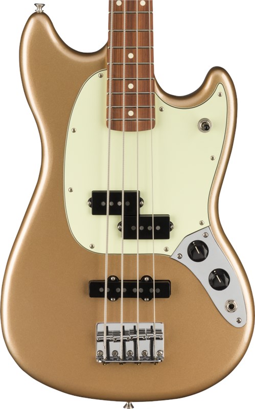 Fender Player Mustang Bass PJ Firemist Gold