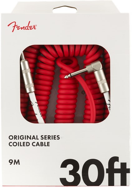 Fender Original Coiled Cable Fiesta Red