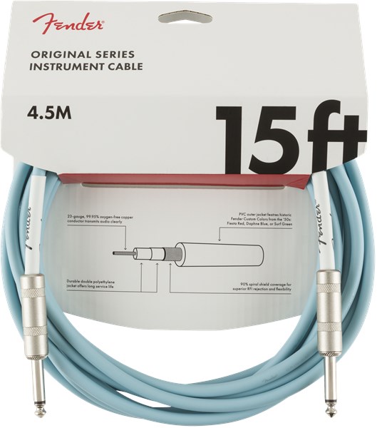 Fender Original Cable Daphne Blue 15ft