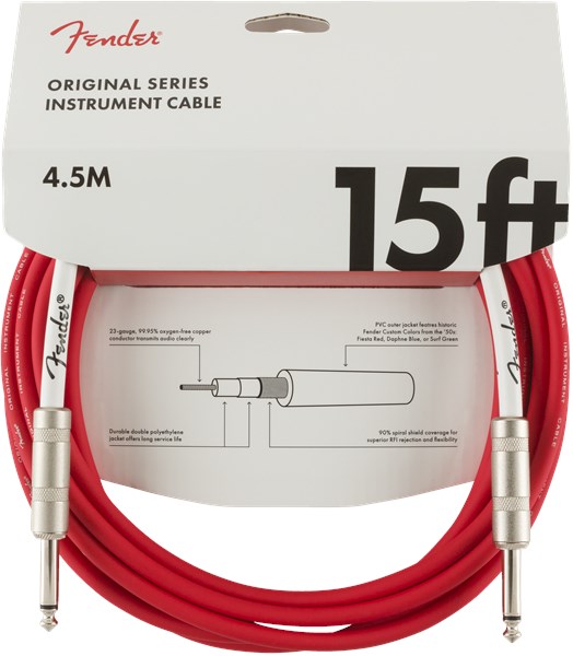 Fender Original Cable Fiesta Red 15ft