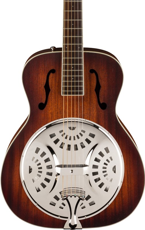 Fender PR-180E Resonator Cognac Burst Front