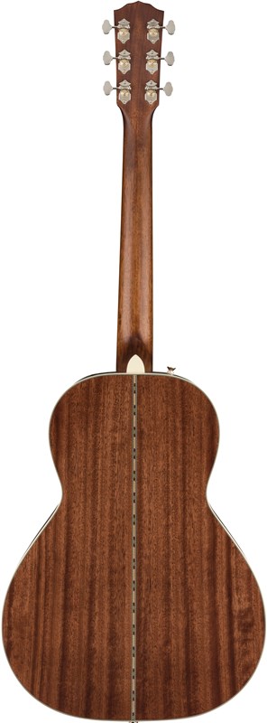 Fender PS-220E Parlor Acoustic Natural Back