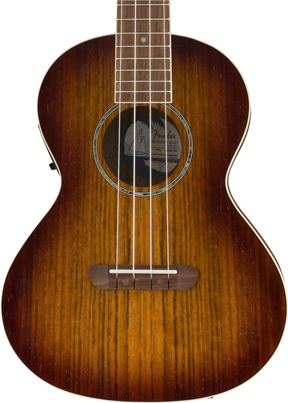 Fender Rincon Tenor Ukulele, Aged Cognac Burst