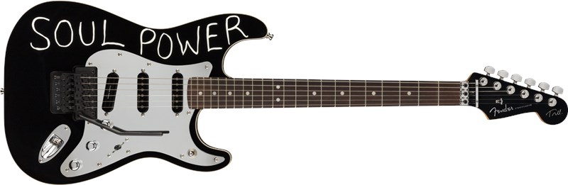 Fender Tom Morello Stratocaster, Black with decal