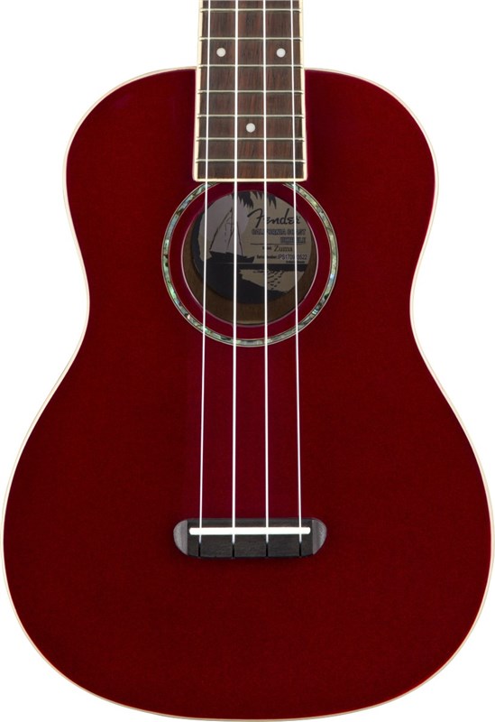 Fender Zuma Concert Ukulele, Burgundy Mist