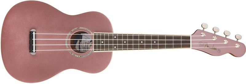 Fender Zuma Concert Ukulele Burgundy Mist