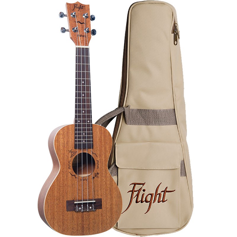 Flight DUC323 Concert Ukulele, Mahogany