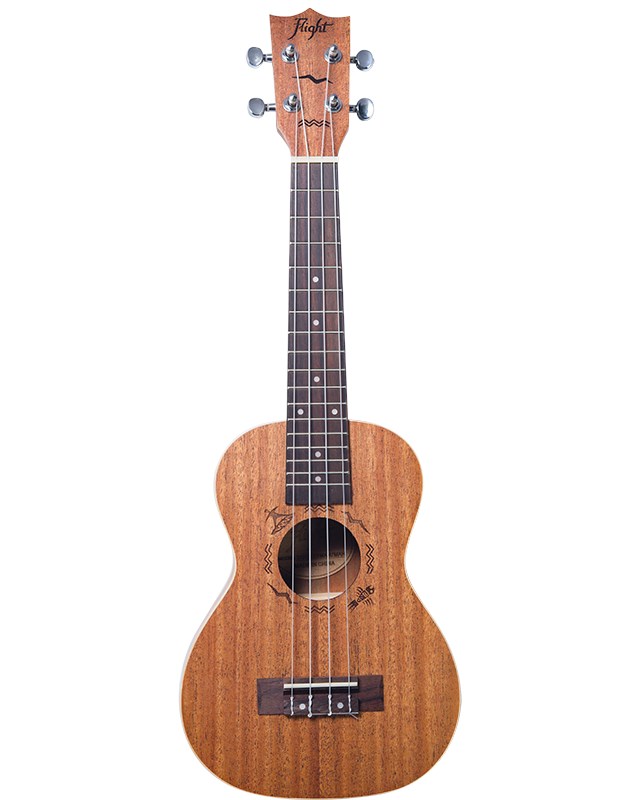 Flight DUC323 Concert Ukulele, Mahogany