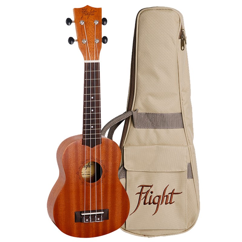 Flight NUS310 Soprano Ukulele, Sapele