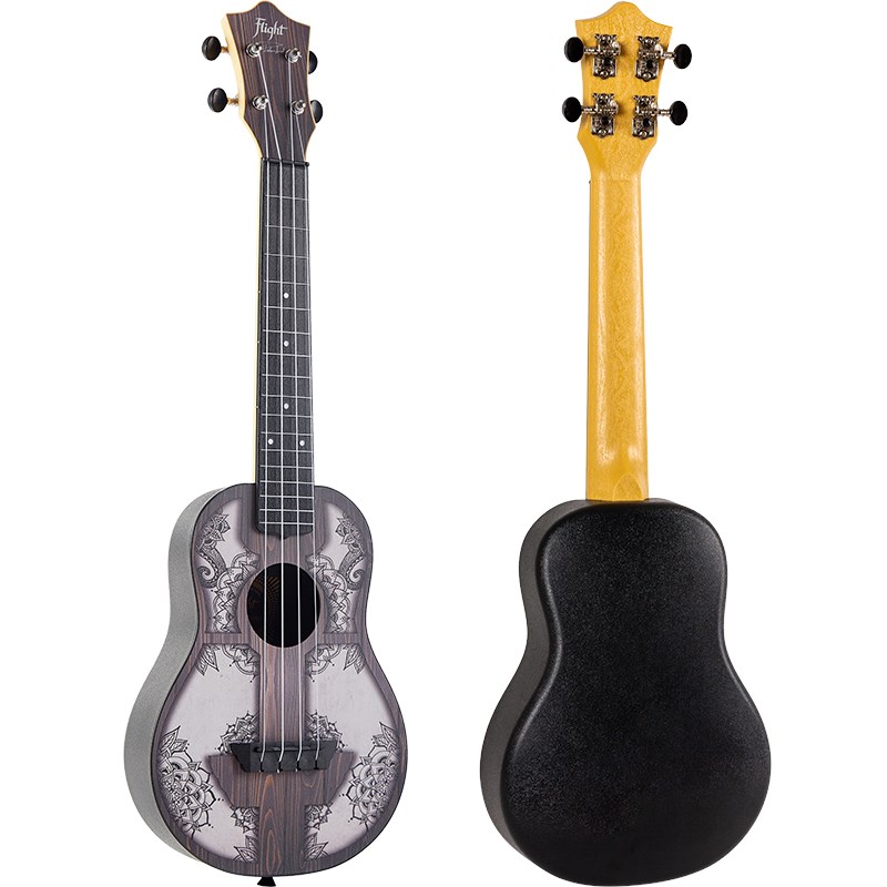 Flight TUC40 ABS Soprano Travel Ukulele, Mandala