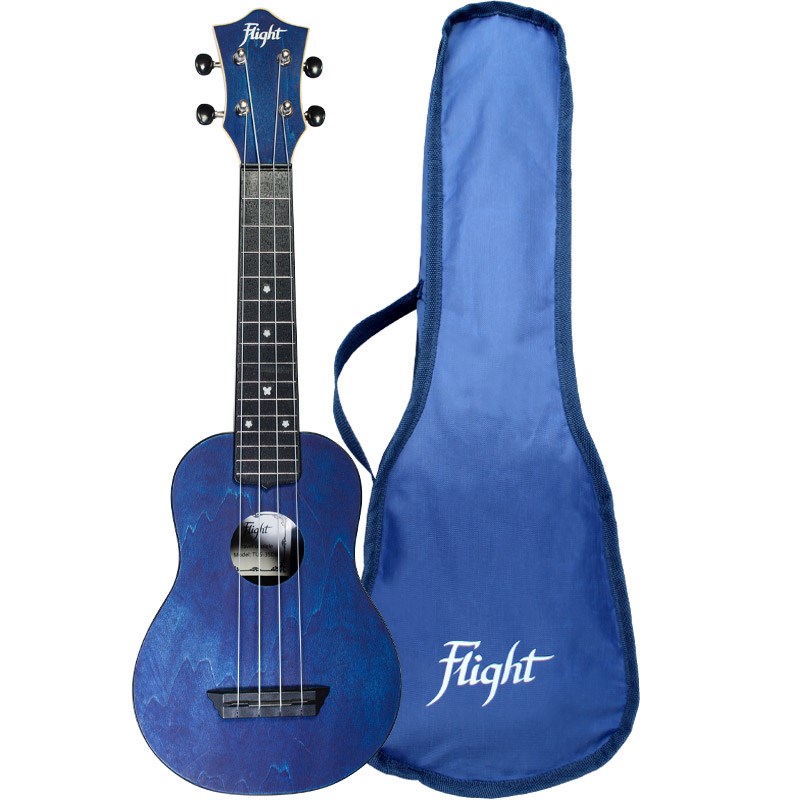 Flight TUS35 ABS Soprano Travel Ukulele, Dark Blue