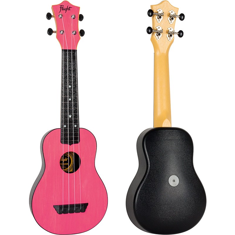 Flight TUS35 ABS Soprano Travel Ukulele, Pink