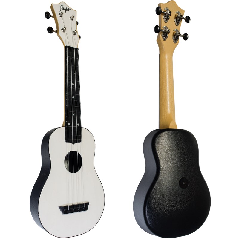 Flight TUS35 ABS Soprano Travel Ukulele, White