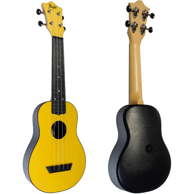 Flight TUS35 ABS Soprano Travel Ukulele, Yellow