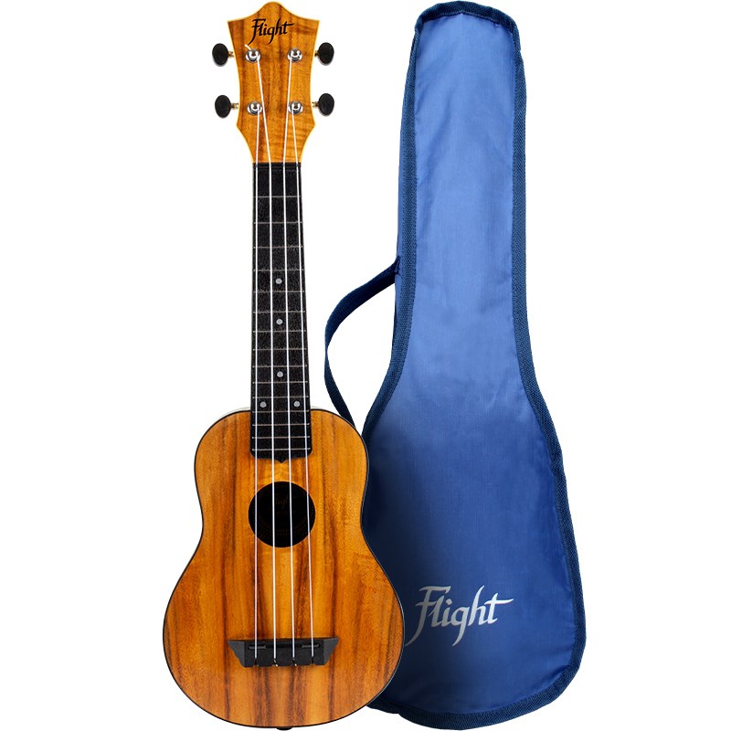 Flight TUS55 ABS Soprano Travel Ukulele, Acacia