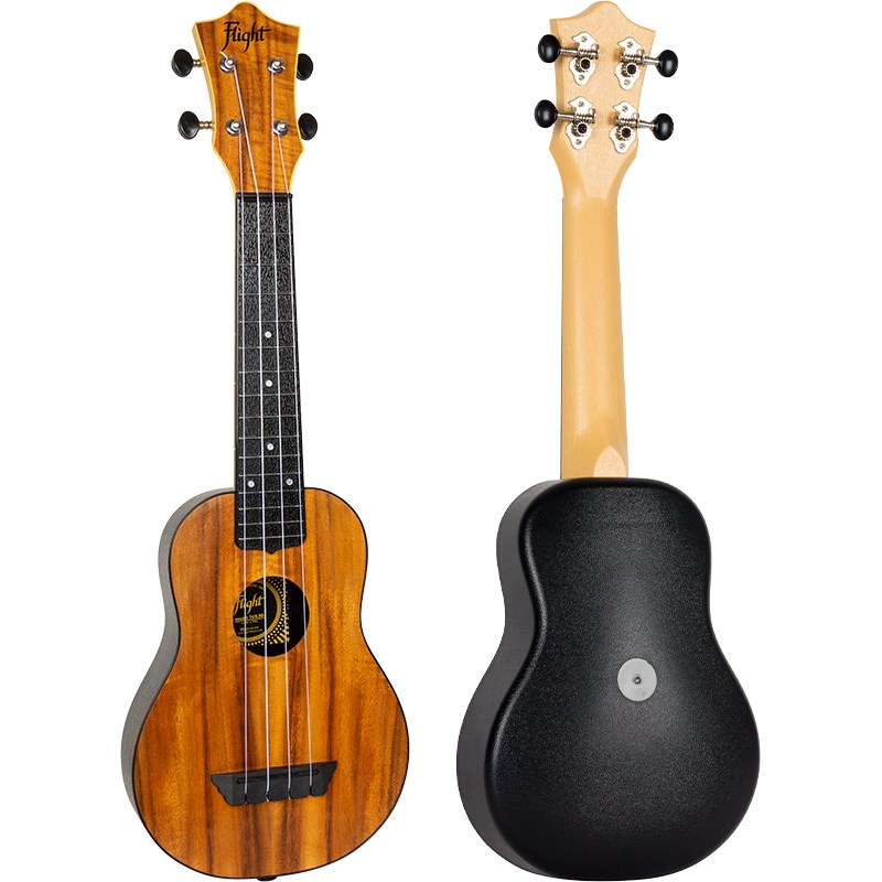 Flight TUS55 ABS Soprano Travel Ukulele, Acacia