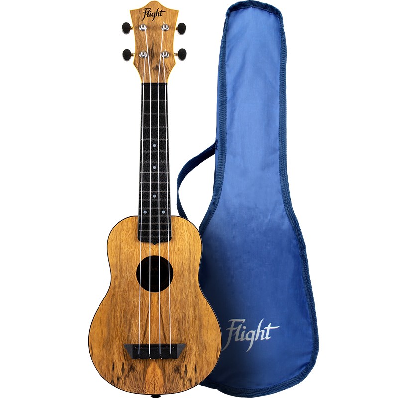 Flight TUS55 ABS Soprano Travel Ukulele, Mango