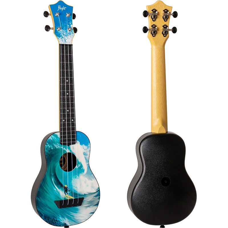 Flight TUSL25 Long Neck ABS Travel Ukulele, Surf