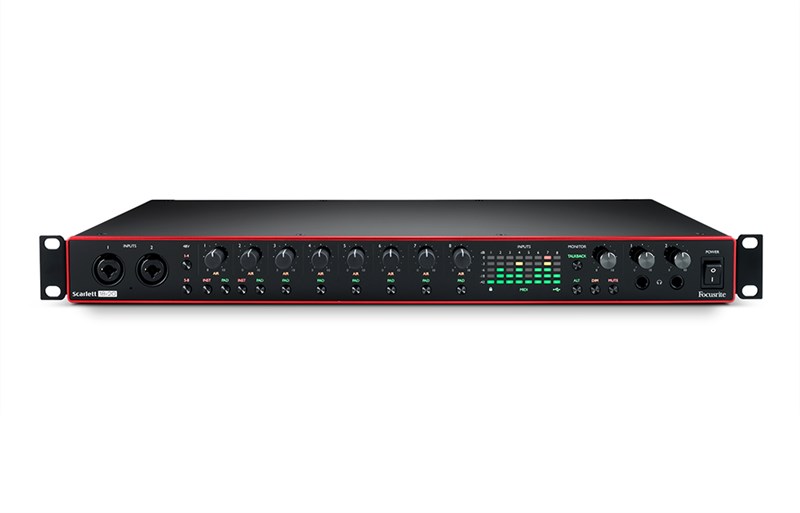 Focusrite Scarlett 18i20 USB, front view