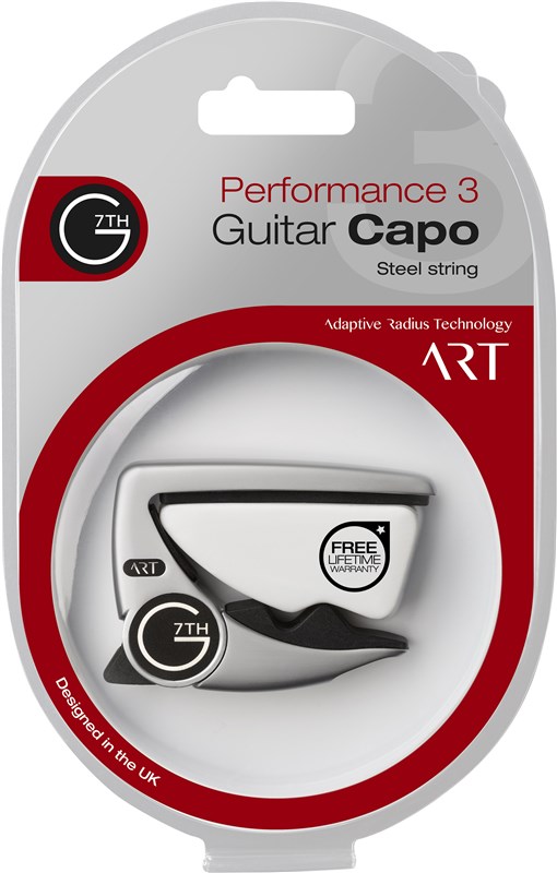 G7th Performance 3 Capo Steel String Silver Pack