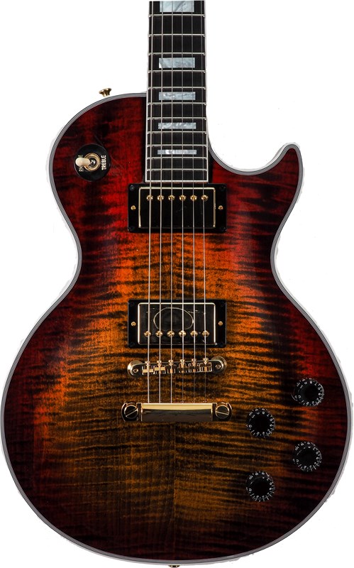 GibsonCustomLesPaulAxcessCustomEbonyBBurst_1