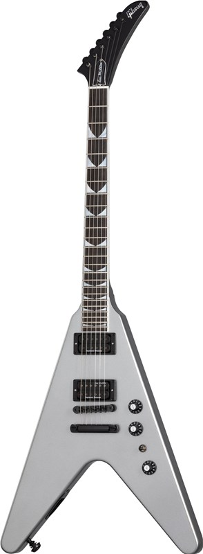 Gibson Dave Mustaine Flying V Silver, Front