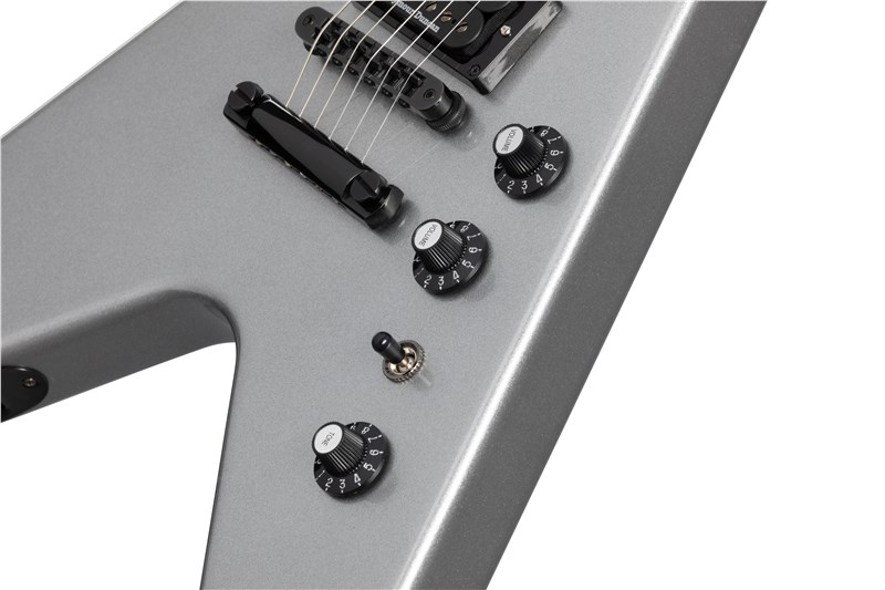 Gibson Dave Mustaine Flying V Silver, Knobs