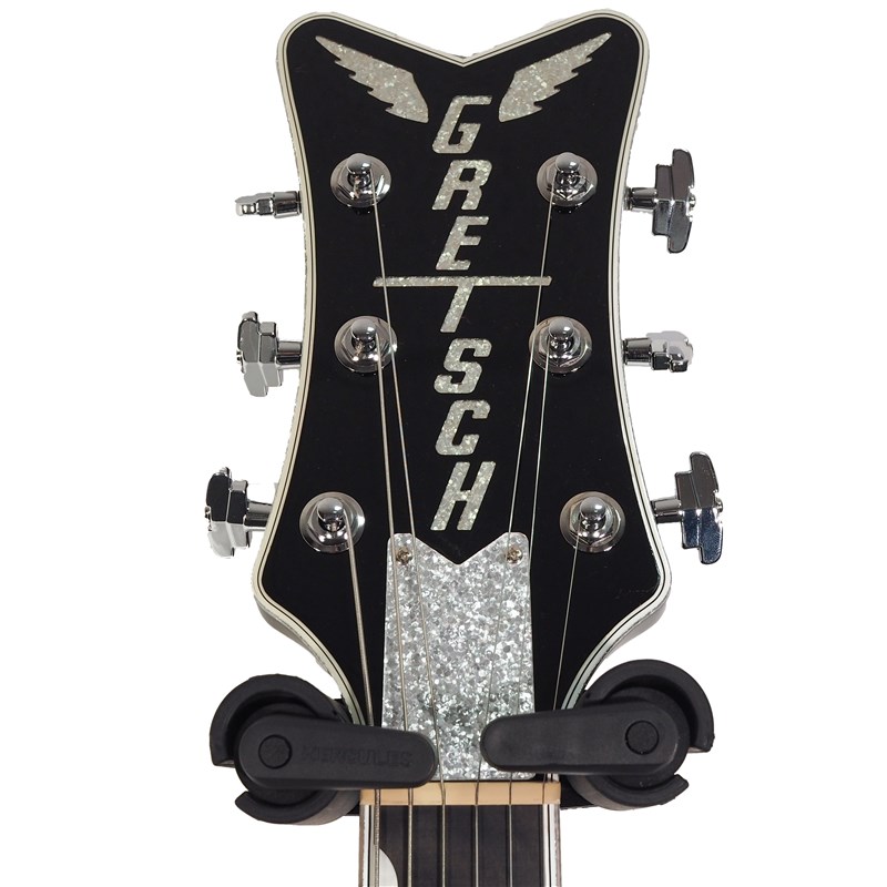 Gretsch G6636TSLPE Silver Falcon Headstock