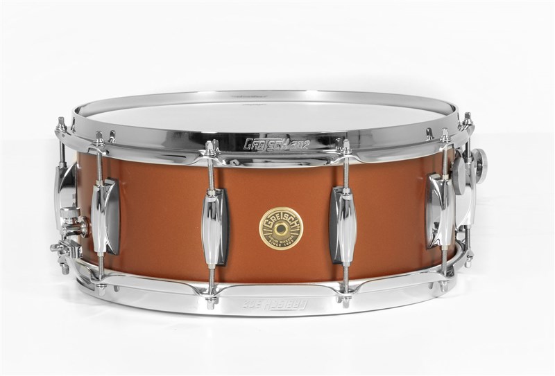 Broadkaster 14x5in Snare, Satin Copper