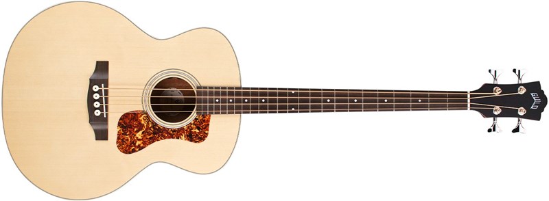 Guild B-240E Acoustic Bass, Natural Satin