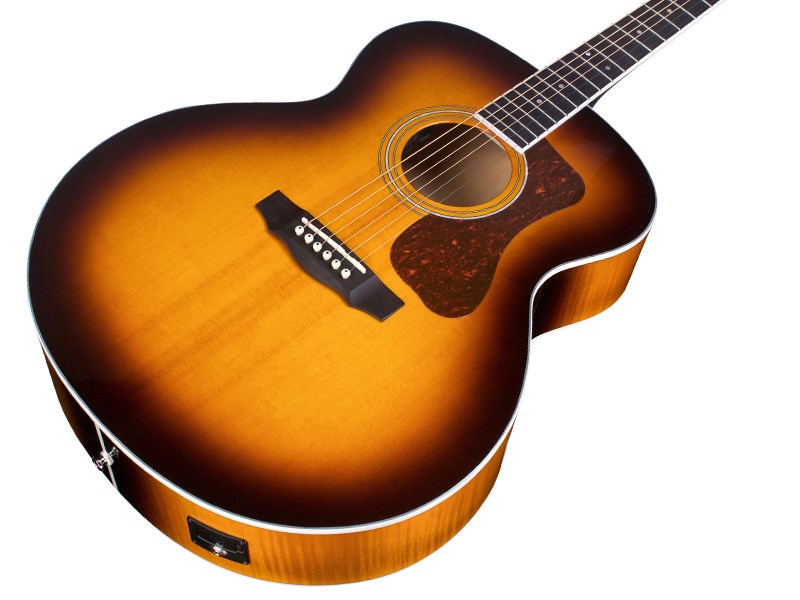 Guild F-250E Deluxe Westerly Jumbo, Antique Burst