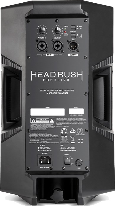 HeadRush FRFR-108 Back