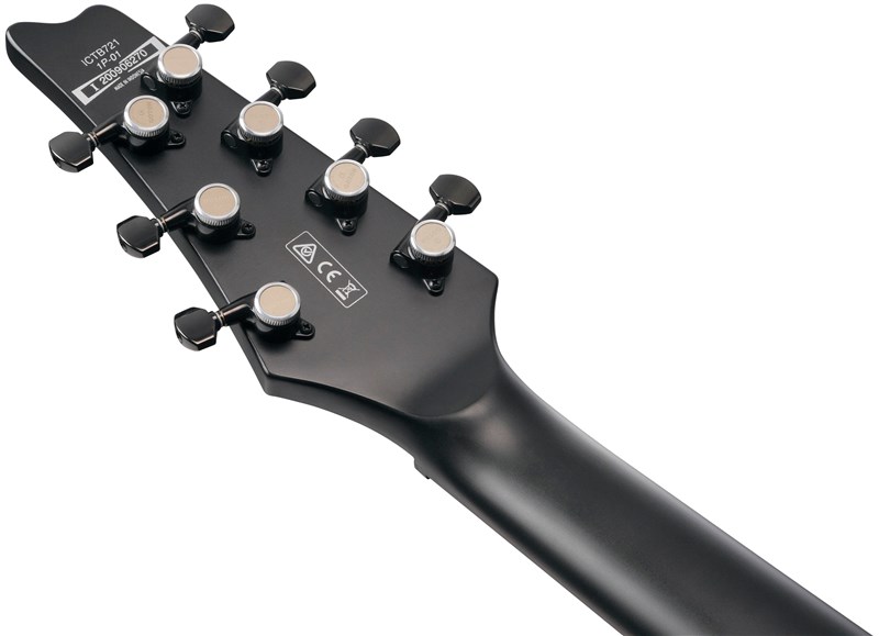 Ibanez ICTB721-BKF Iron Label Headstock Rear