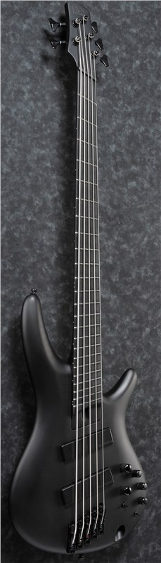 Ibanez SRMS625EX-BKF Iron Label Front Angle