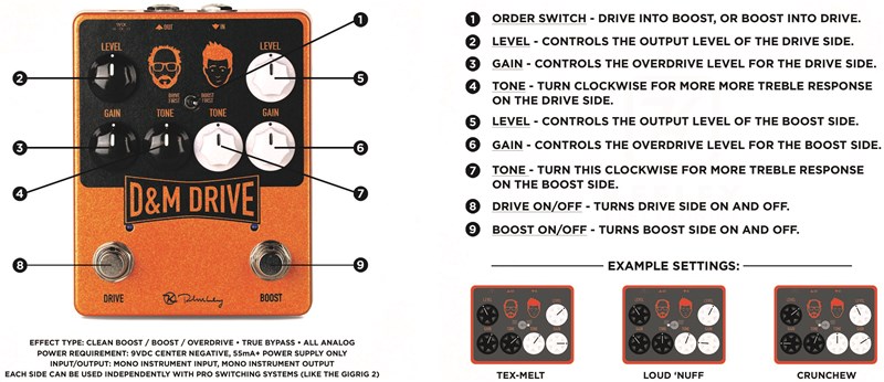 Keeley D&M Drive Pedal