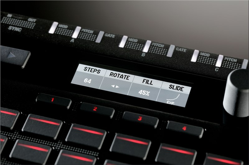 Korg SQ-64 Poly Sequencer - Stylish Display View