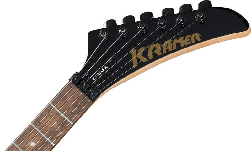 Kramer Striker Figured HSS Wild Ivy Headstock